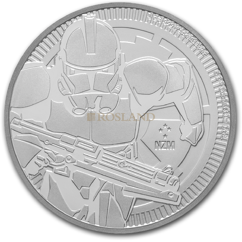 1 Unze Silbermünze Star Wars™ Clone Trooper 2019 PCGS MS-69 (Shield)