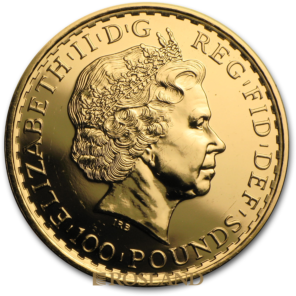 1 Unze Goldmünze Britannia 2012 - 25 Jahre Jubiläum