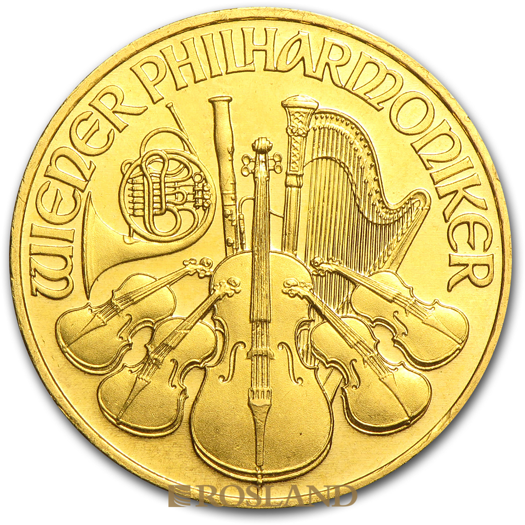 1/4 Unze Goldmünze Wiener Philharmoniker 2001 (Proof-Like)
