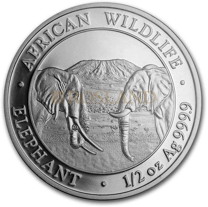 18,85 Unzen - 7 Silbermünzen First Struck Set Somalia Elefant 2020 PP (Box, Zertifikat)