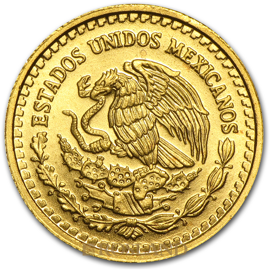 1/10 Unze Goldmünze Mexican Libertad 2002