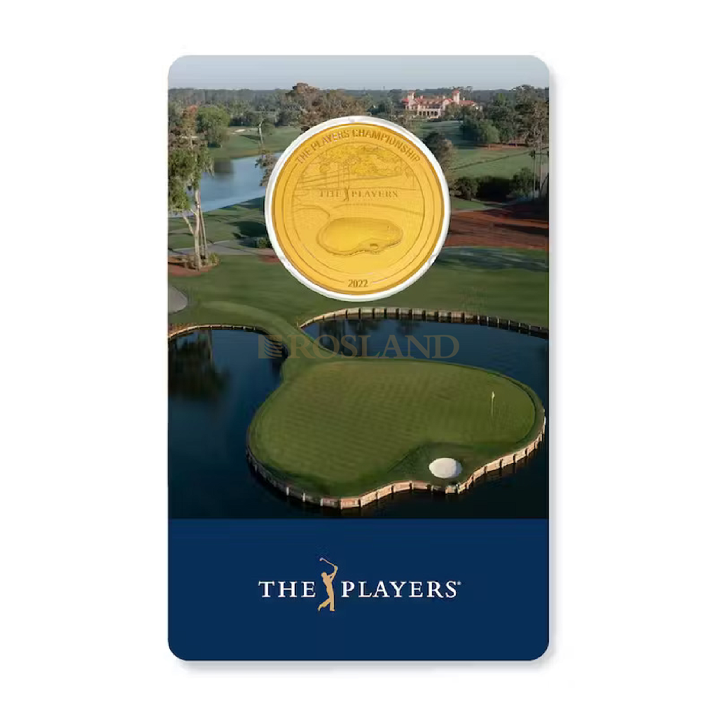 1/4 Unze Goldmünze PGA TOUR® THE PLAYERS Championship 2022 PP (Box, Zertifikat)