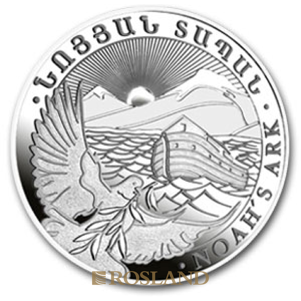 1 Unzen Silbermünze Armenien Arche Noah 2011