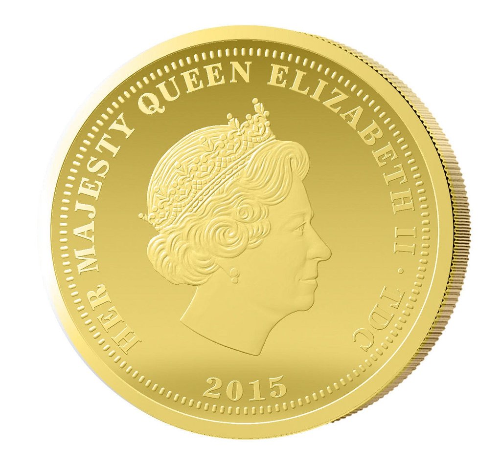 1 Sovereign Goldmünze Vivat Regina 2015