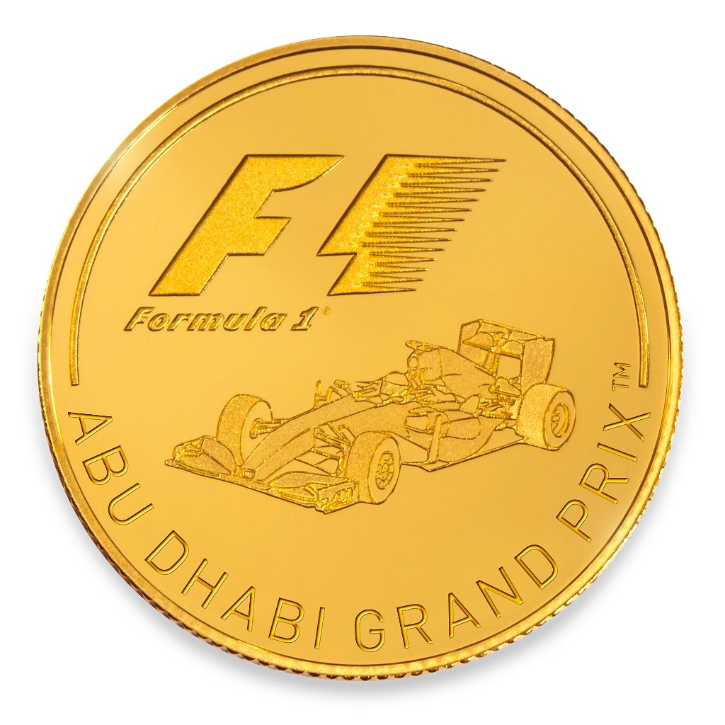 1/4 Unze Goldmünze Formel 1® Abu Dhabi GP™ 2016 PP (Box, Zertifikat)