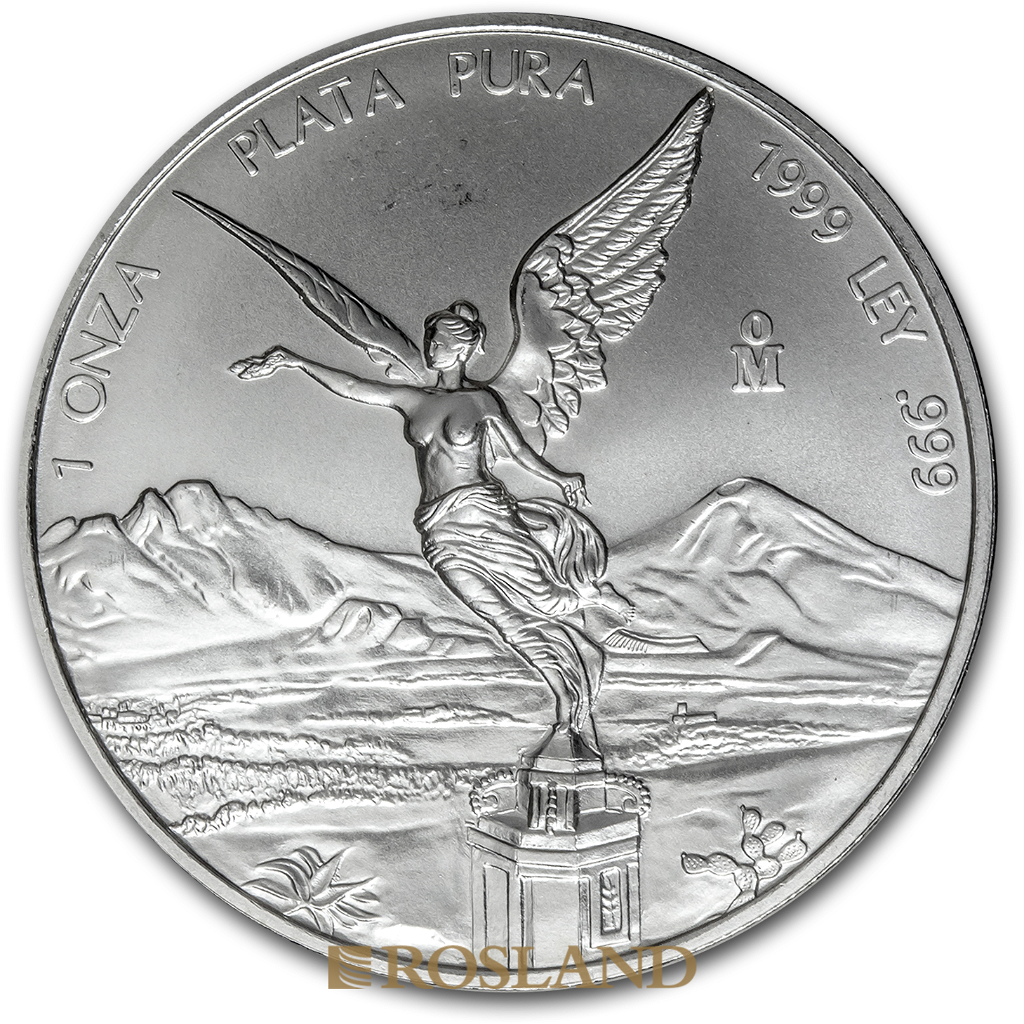 1 Unze Silbermünze Mexican Libertad 1999