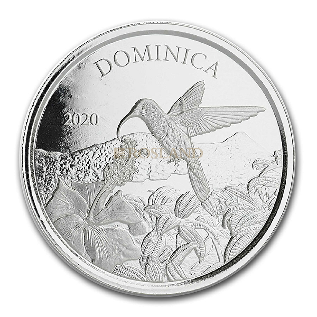 1 Unze Silbermünze EC8 Dominica Kolibri 2020