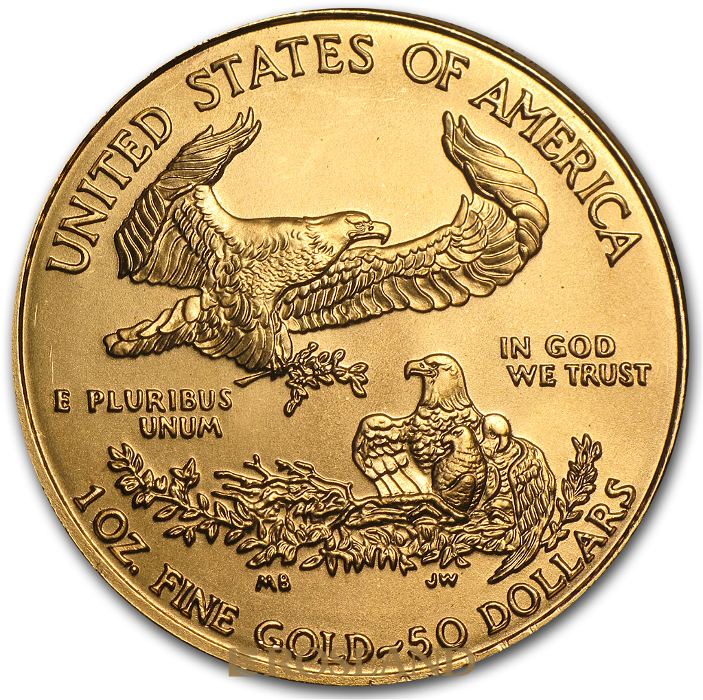 1 Unze Goldmünze American Eagle 2000