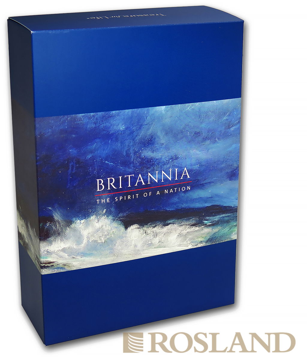 1 Kilogramm Silbermünze Britannia 2018 PP (Box, Zertifikat)