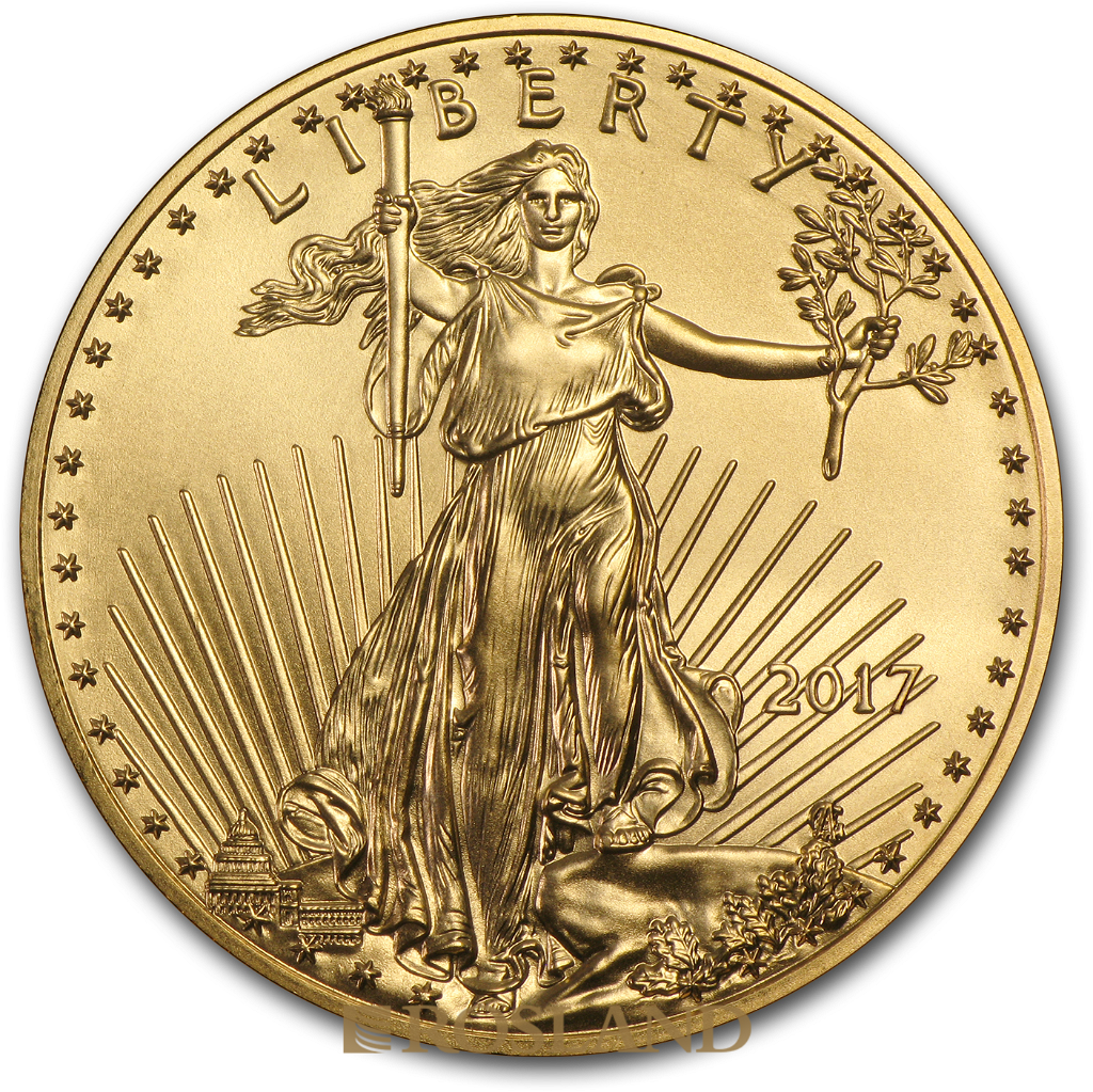 1/2 Unze Goldmünze American Eagle 2017