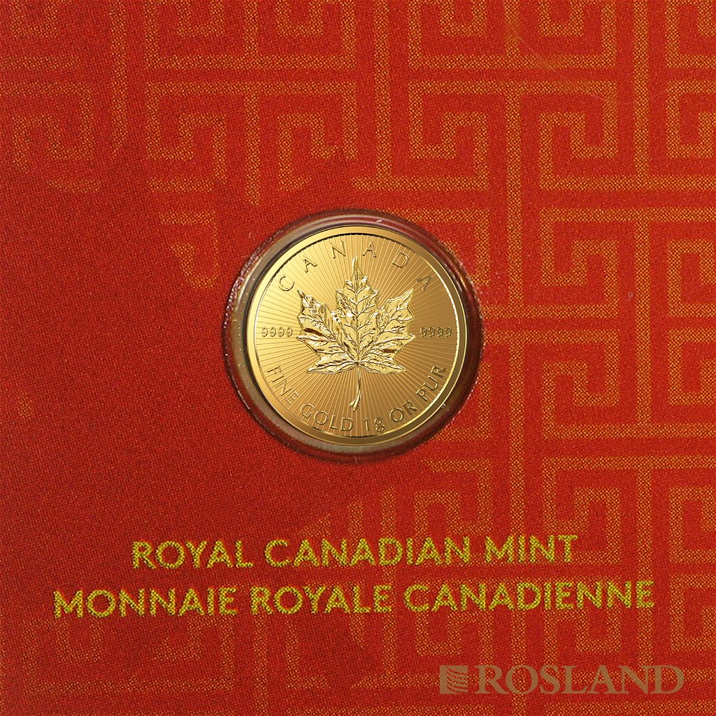 8x1 Gramm Goldmünze Kanada Maple Leaf 2016 (Maplegram8™)