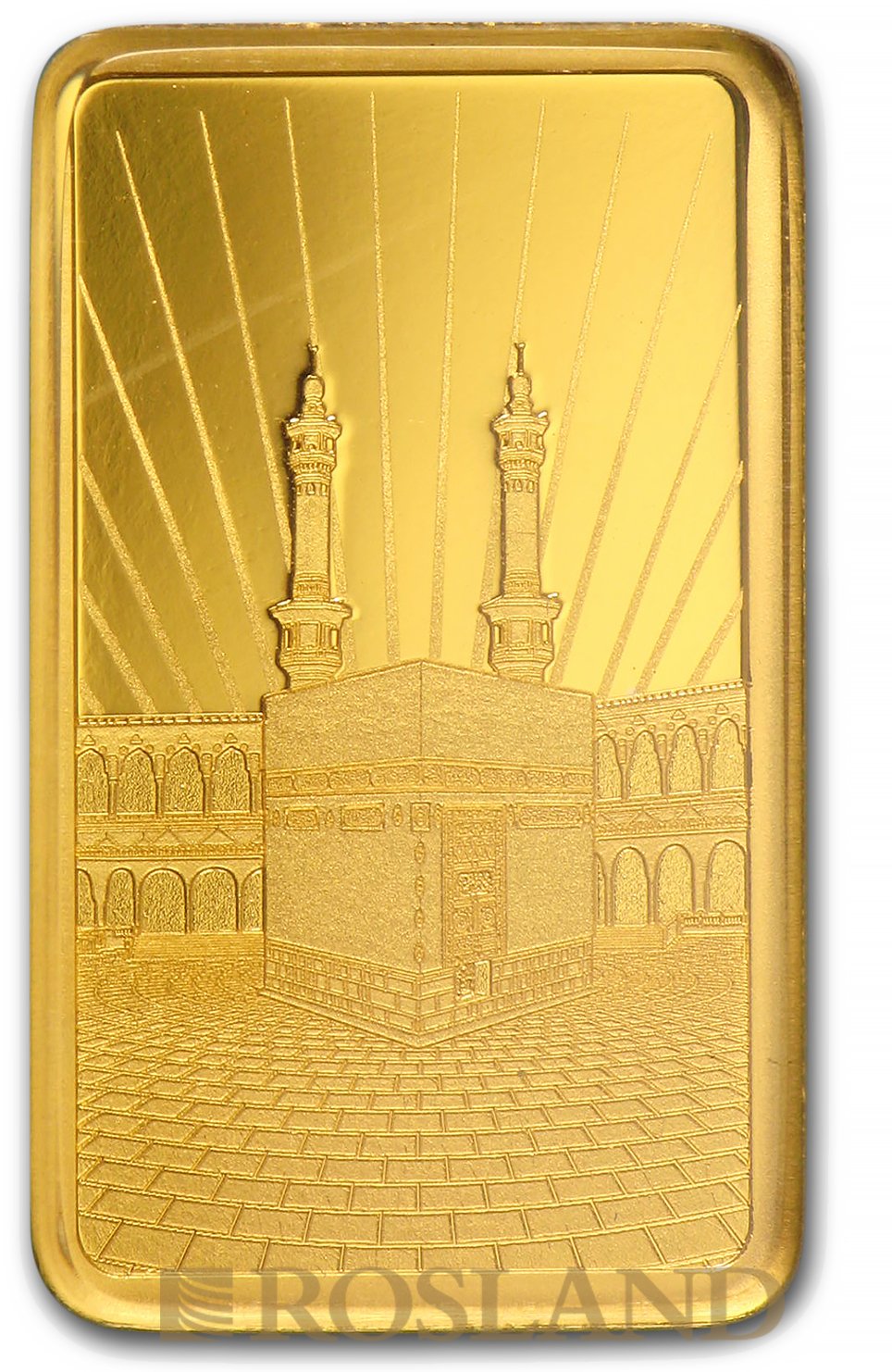 5 Gramm Goldbarren PAMP Religion - Ka' Bah Mecca
