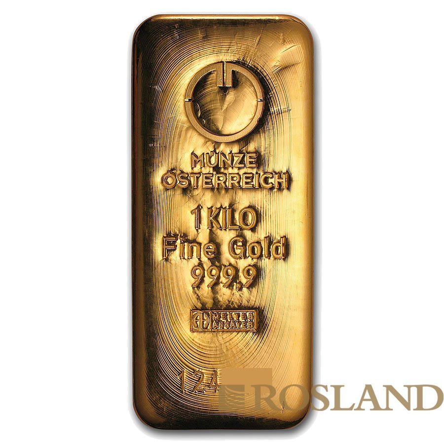 1 Kilogramm Goldbarren Münze Österreich (Gussbarren)