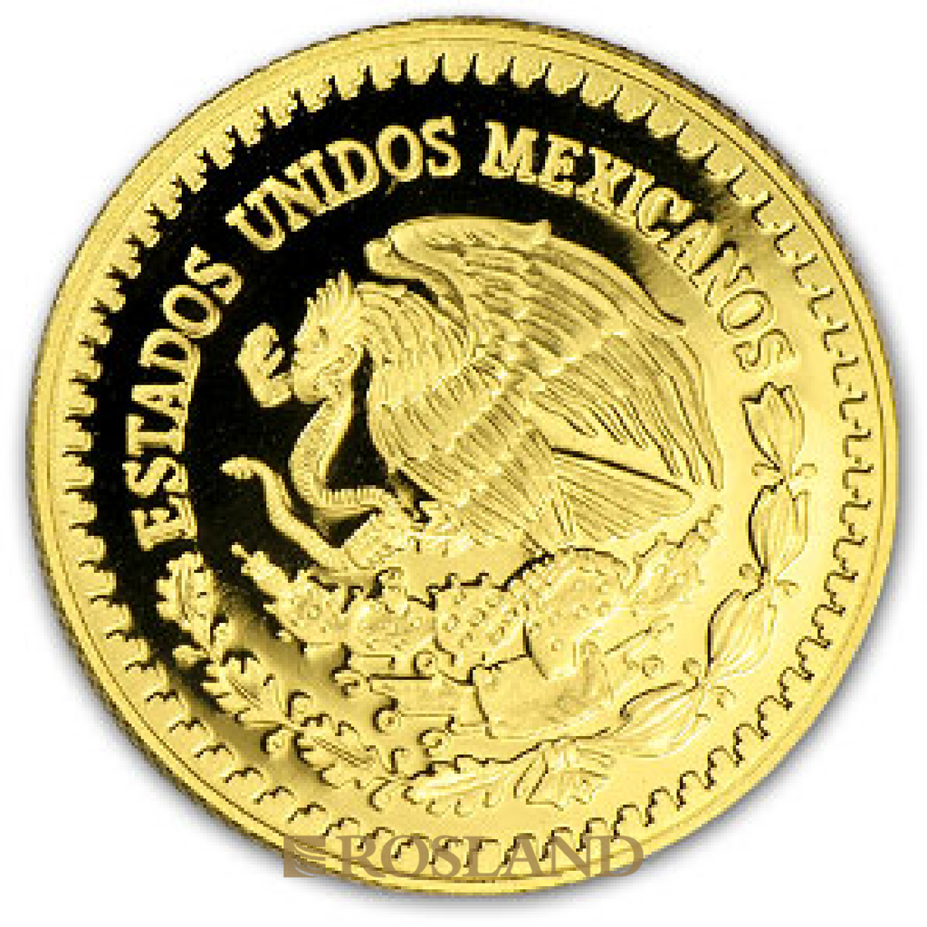 1,9 Unzen 5 Goldmünzen Set Mexican Libertad 2010 PP (Box, Zertifikat)