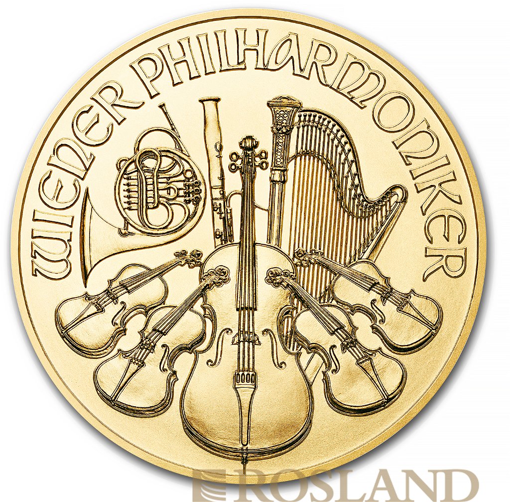 1 Unze Goldmünze Wiener Philharmoniker 2017