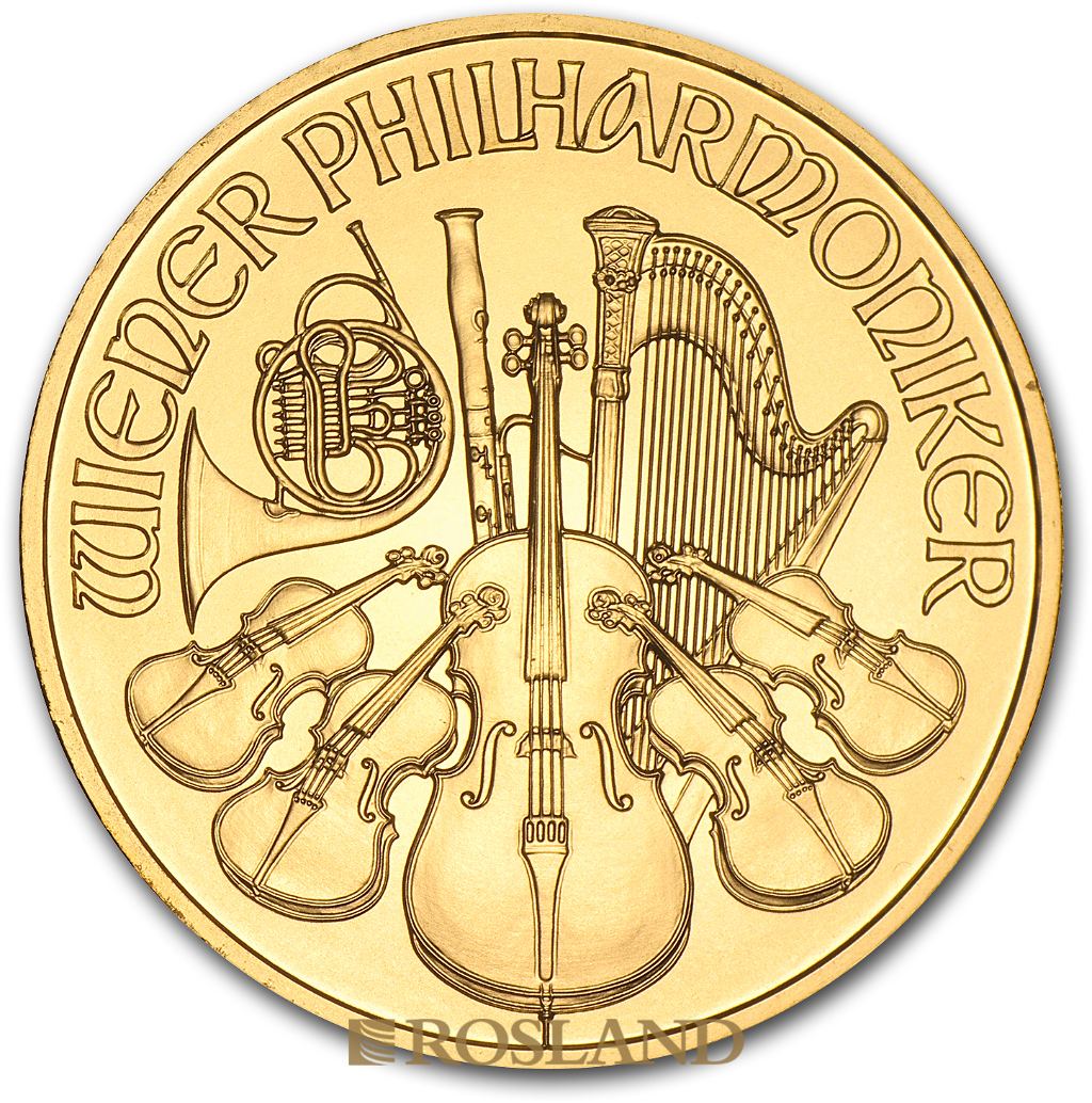 1 Unze Goldmünze Wiener Philharmoniker 2013