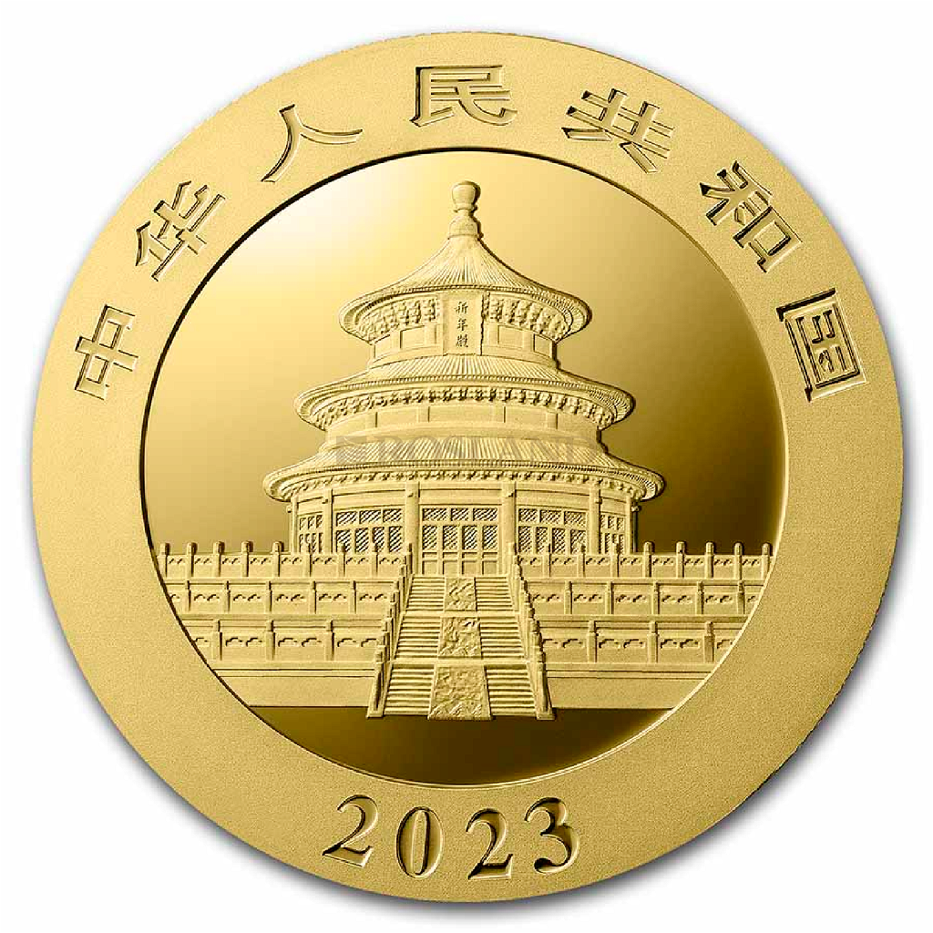 3 Gramm Goldmünze China Panda 2023