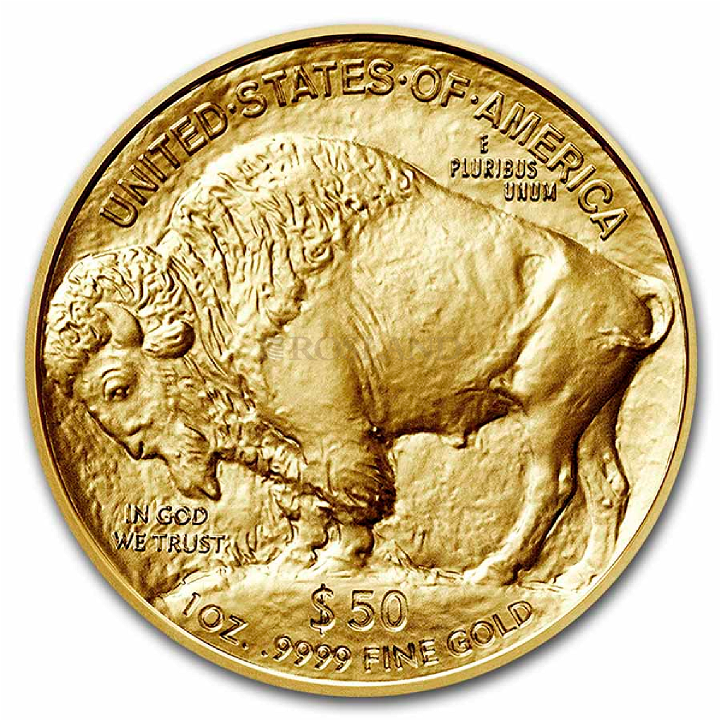 1 Unze Goldmünze American Buffalo 2022 PCGS MS-70 First Day of Issue 