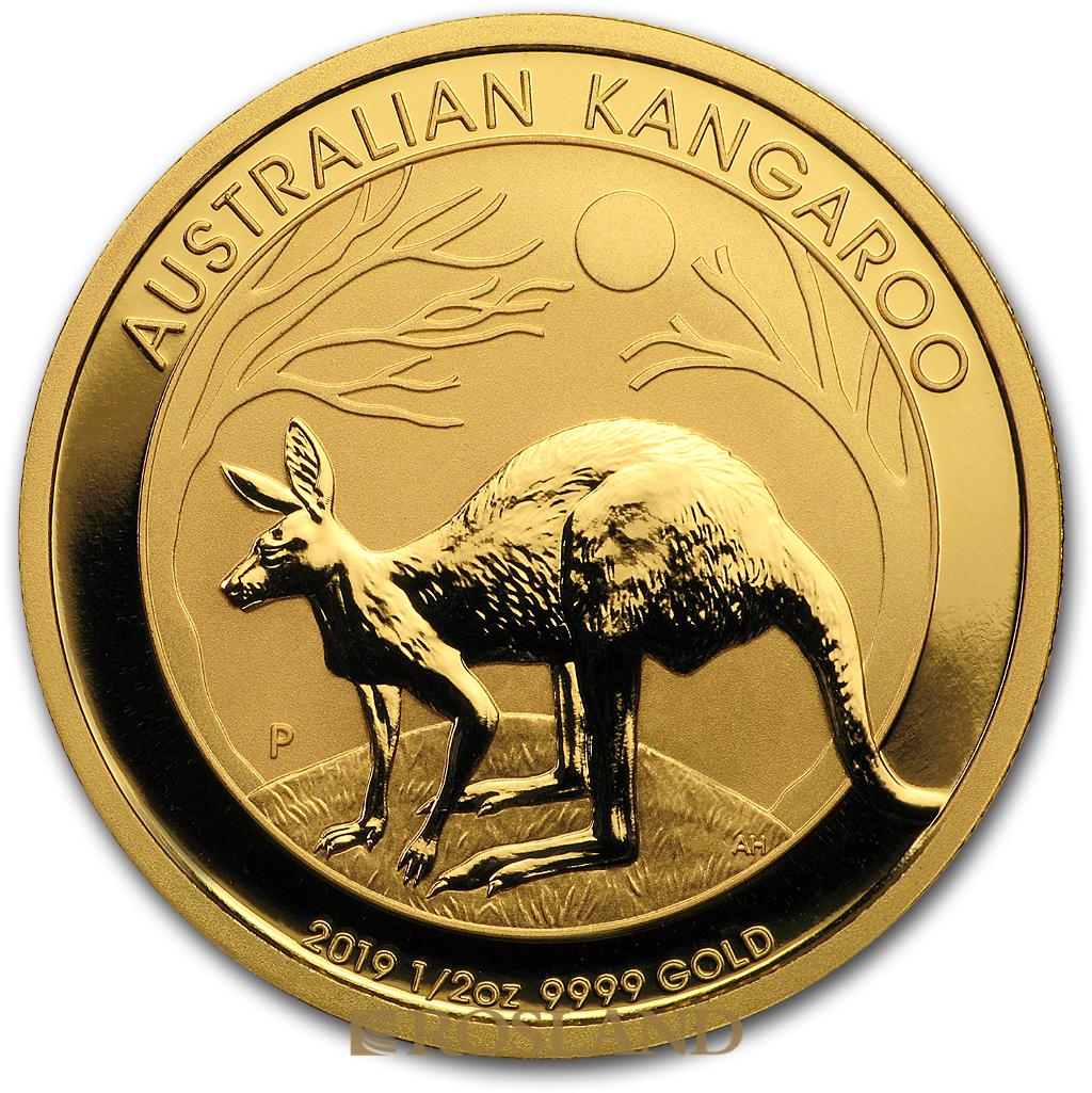 1/2 Unze Goldmünze Australien Känguru 2019