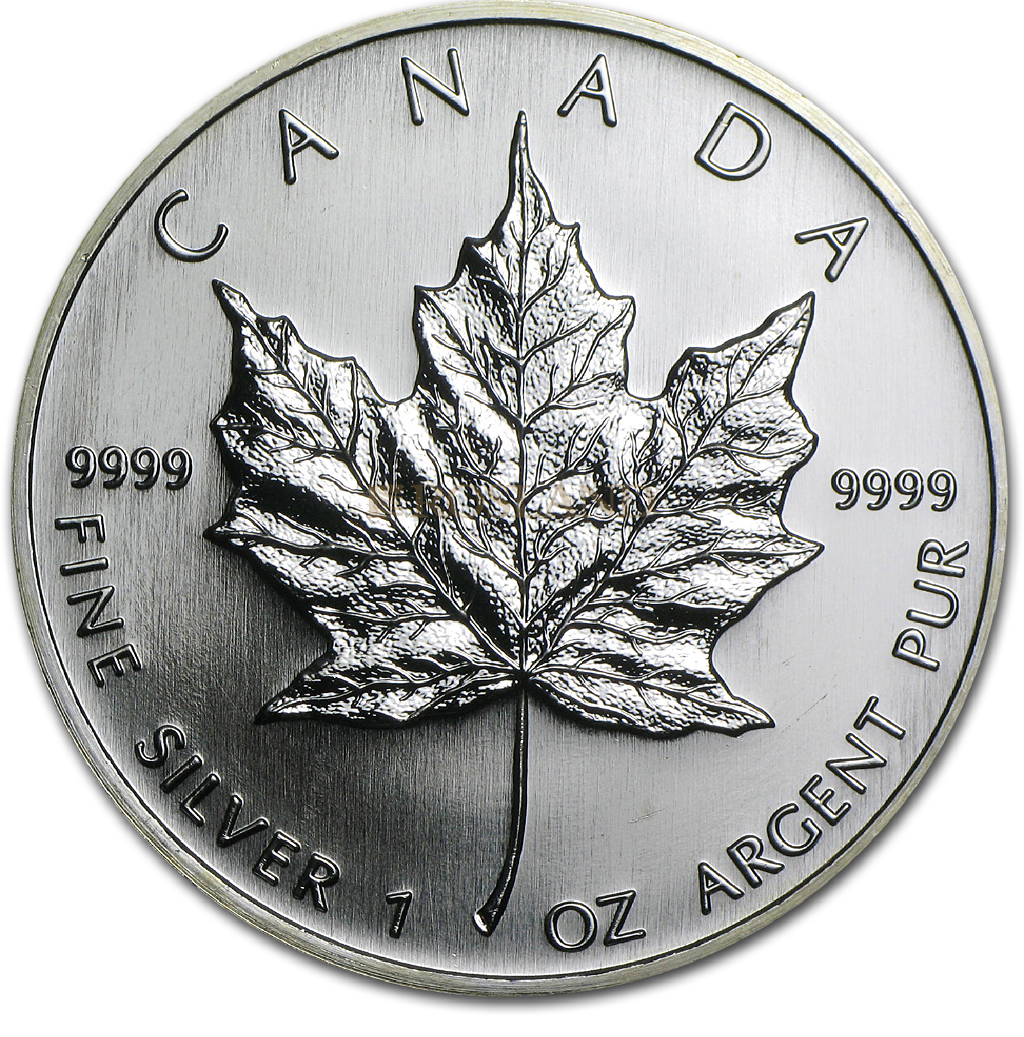 1 Unze Silbermünze Kanada Maple Leaf 2006