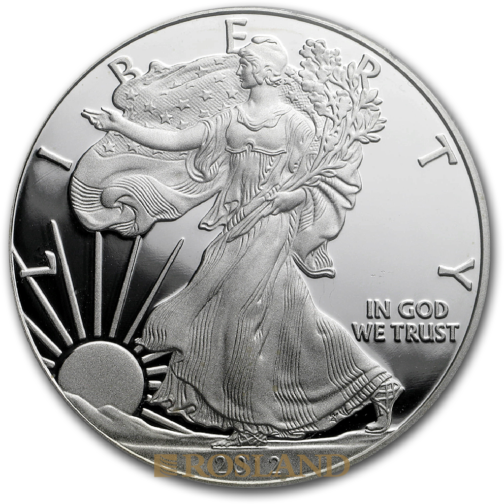 1 Unze Silbermünze American Eagle 2012 (W) PP PCGS PR-70 (FS, DCAM)