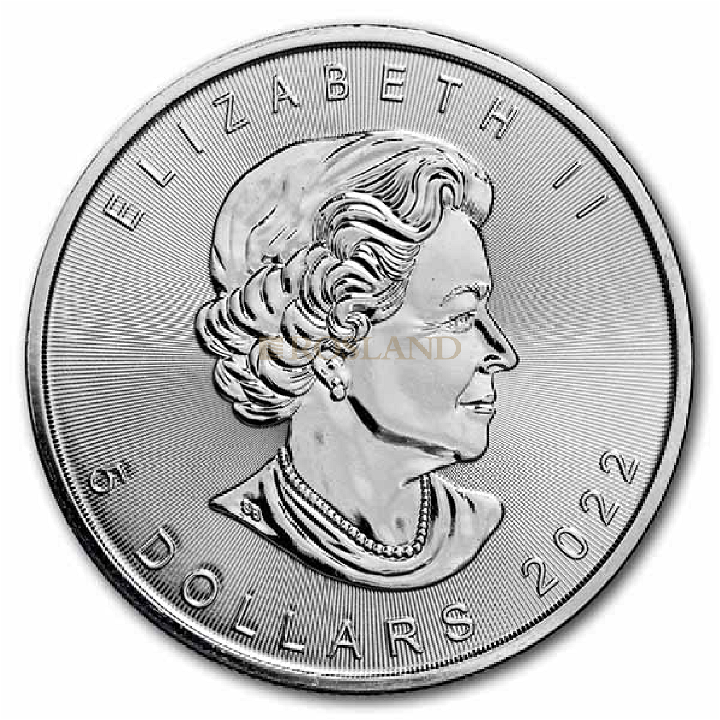 1 Unze Silbermünze Kanada Maple Leaf 2022