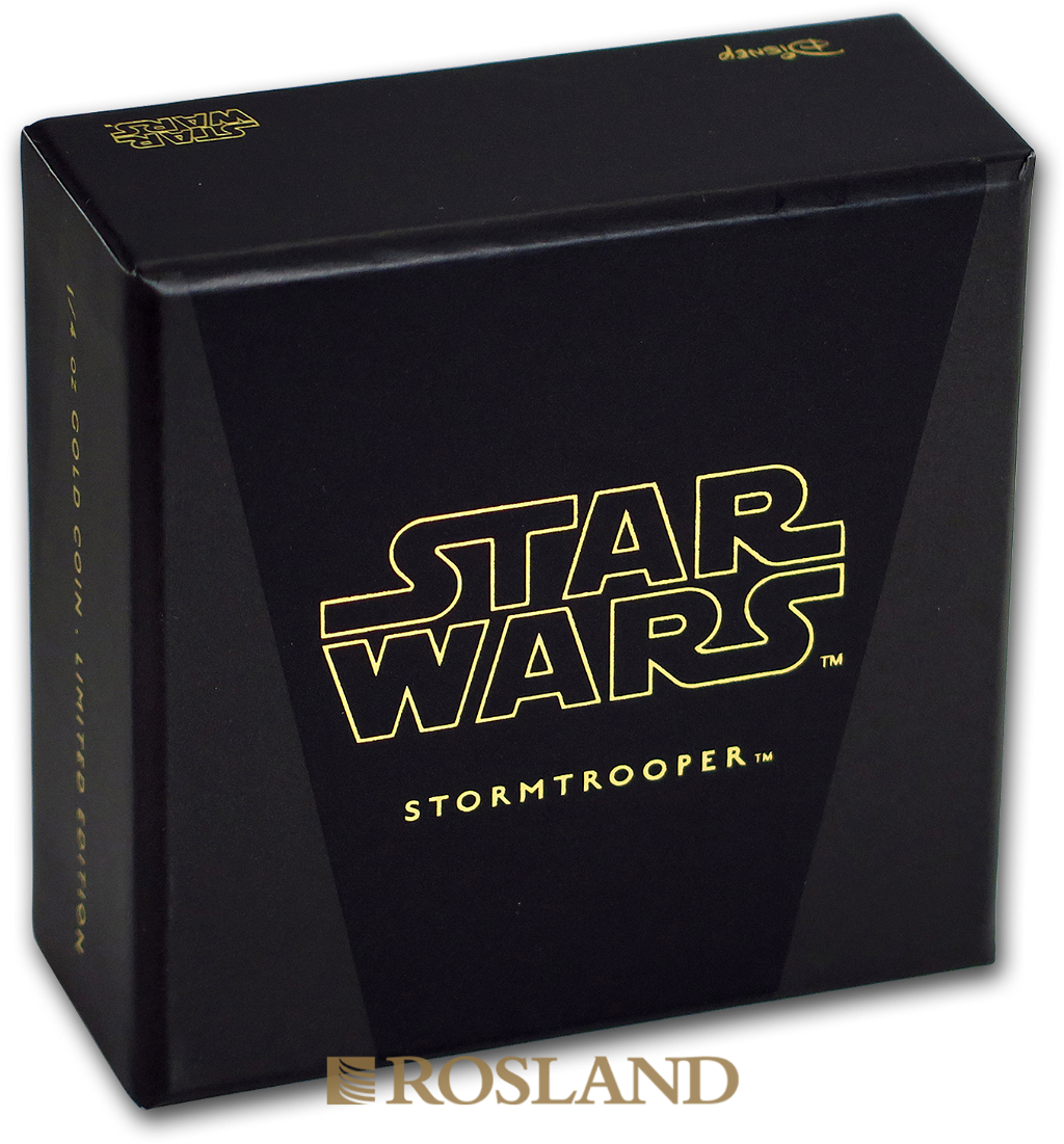 1/4 Unze Goldmünze Star Wars™ Stormtrooper 2019 PP (Box, Zertifikat)