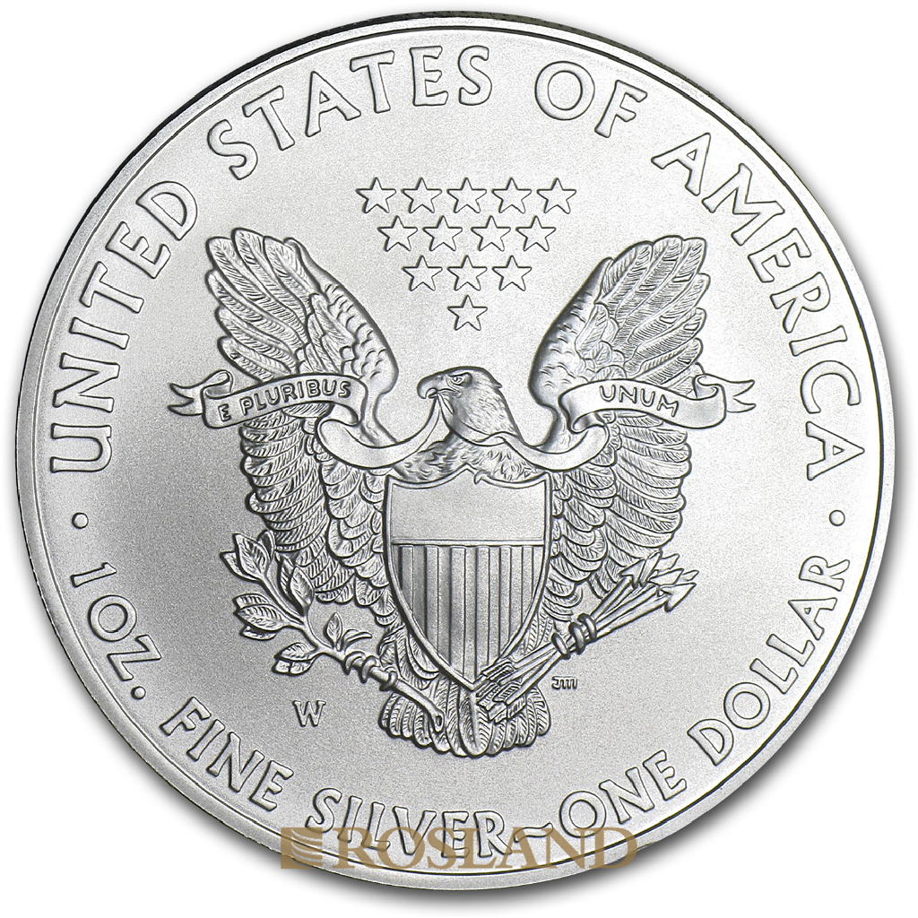 1 Unze Silbermünze American Eagle 2008 (W) Matt (Box, Zertifikat)