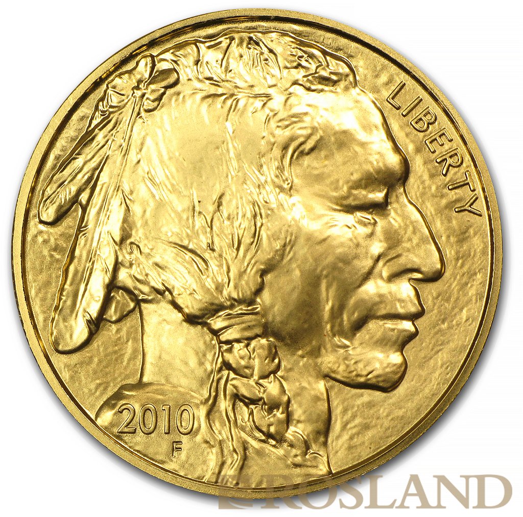 1 Unze Goldmünze American Buffalo 2010