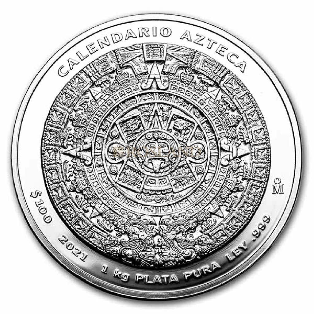1 Kilogramm Azteken-Kalender 2021 (Box, Zertifikat)