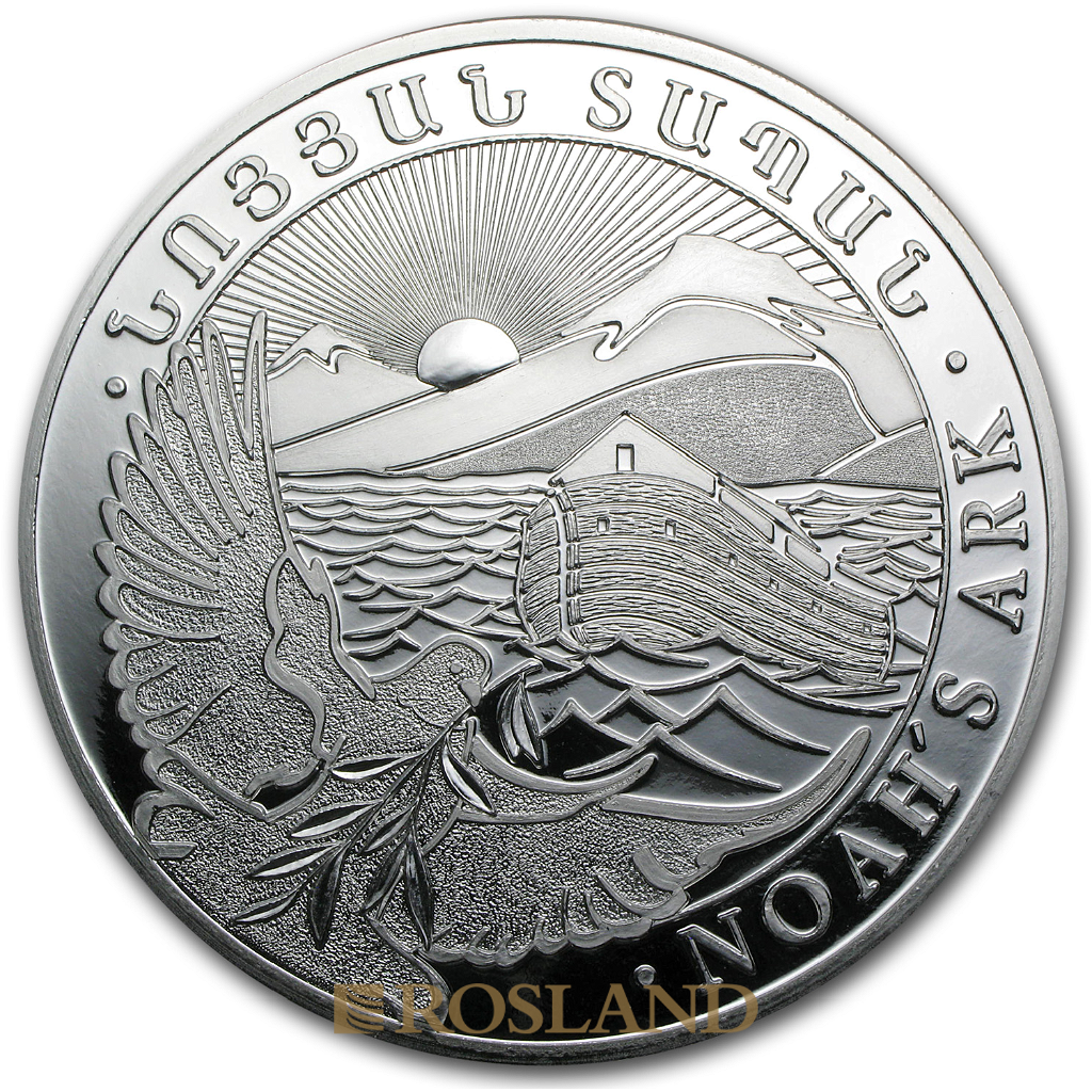 1 Kilogramm Silbermünze Armenien Arche Noah 2014