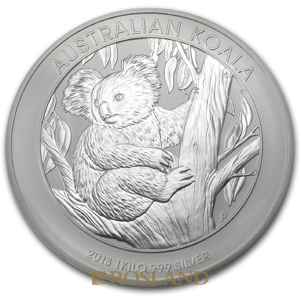 1 Kilogramm Silbermünze Koala 2013