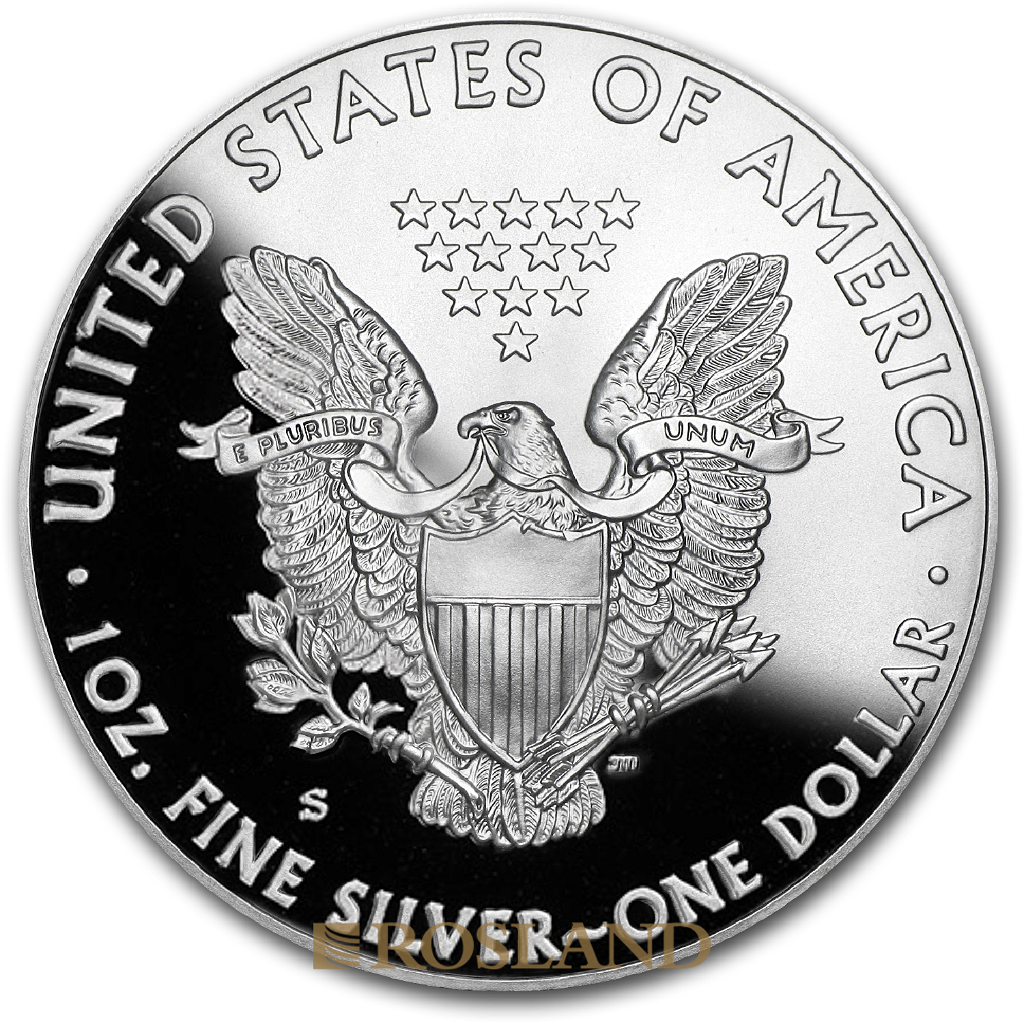 1 Unze Silbermünze American Eagle 2017 (S) PP PCGS PR-70 (FS, DCAM)