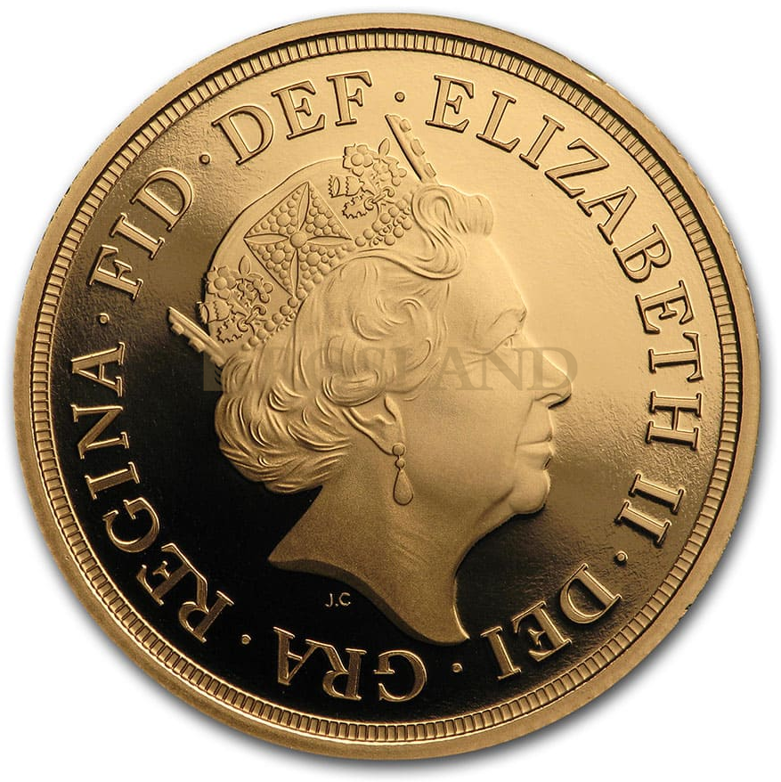 2,059 Unzen - 5 Goldmünzen Set Großbritannien Sovereign 2020 PP (Box, Zertifikat)