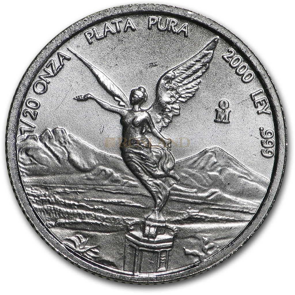 1/20 Unze Silbermünze Mexican Libertad 2000