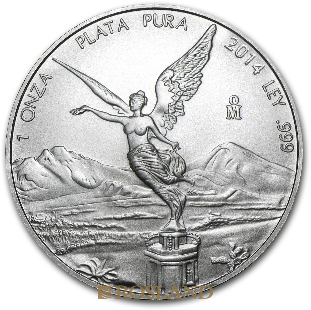 1 Unze Silbermünze Mexican Libertad 2014