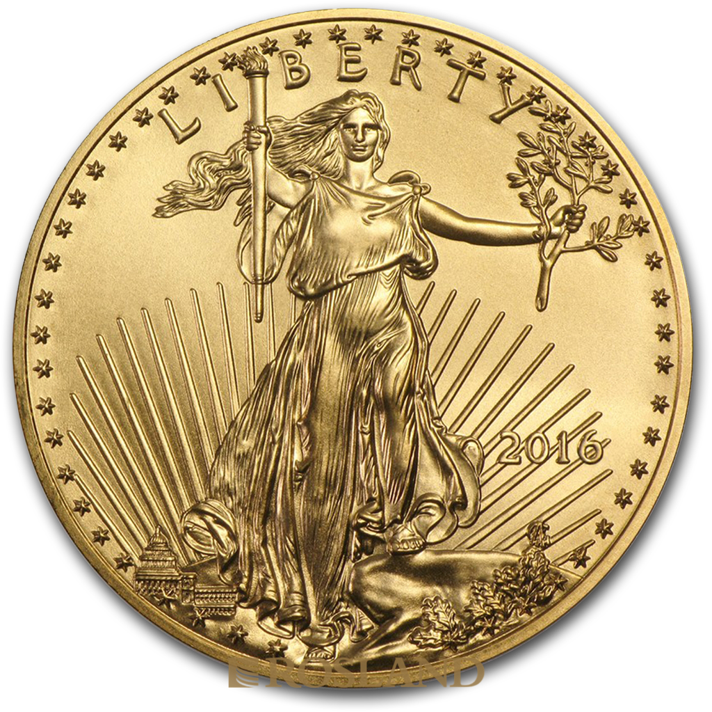 1 Unze Goldmünze American Eagle 2016
