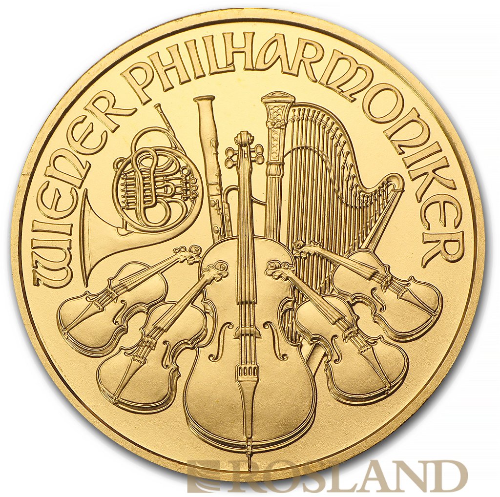 1 Unze Goldmünze Wiener Philharmoniker 2007