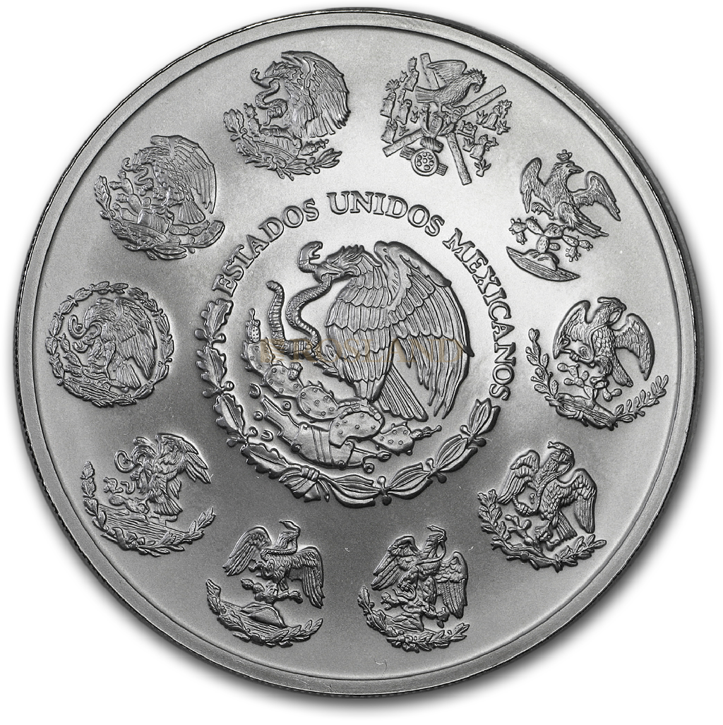 5 Unzen Silbermünze Mexican Libertad 1998
