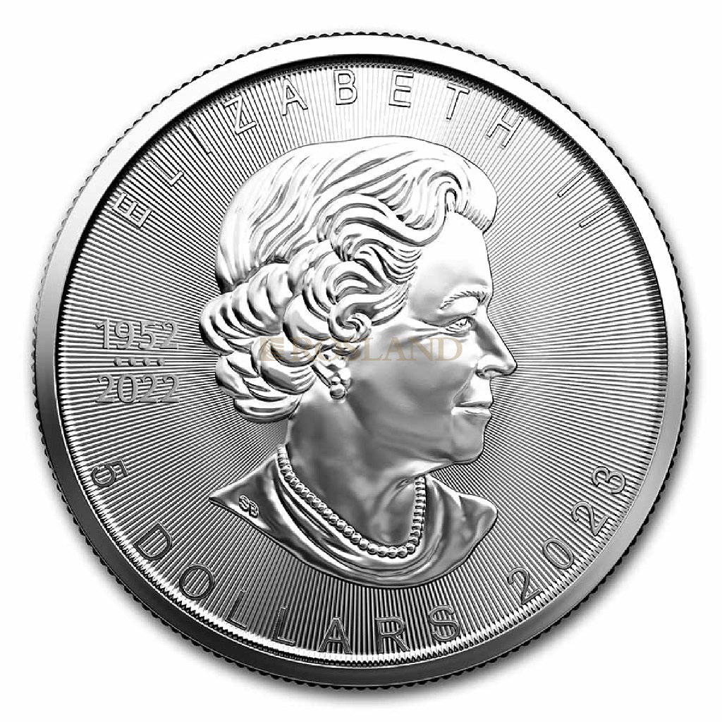 1 Unze Silbermünze Kanada Maple Leaf 2023