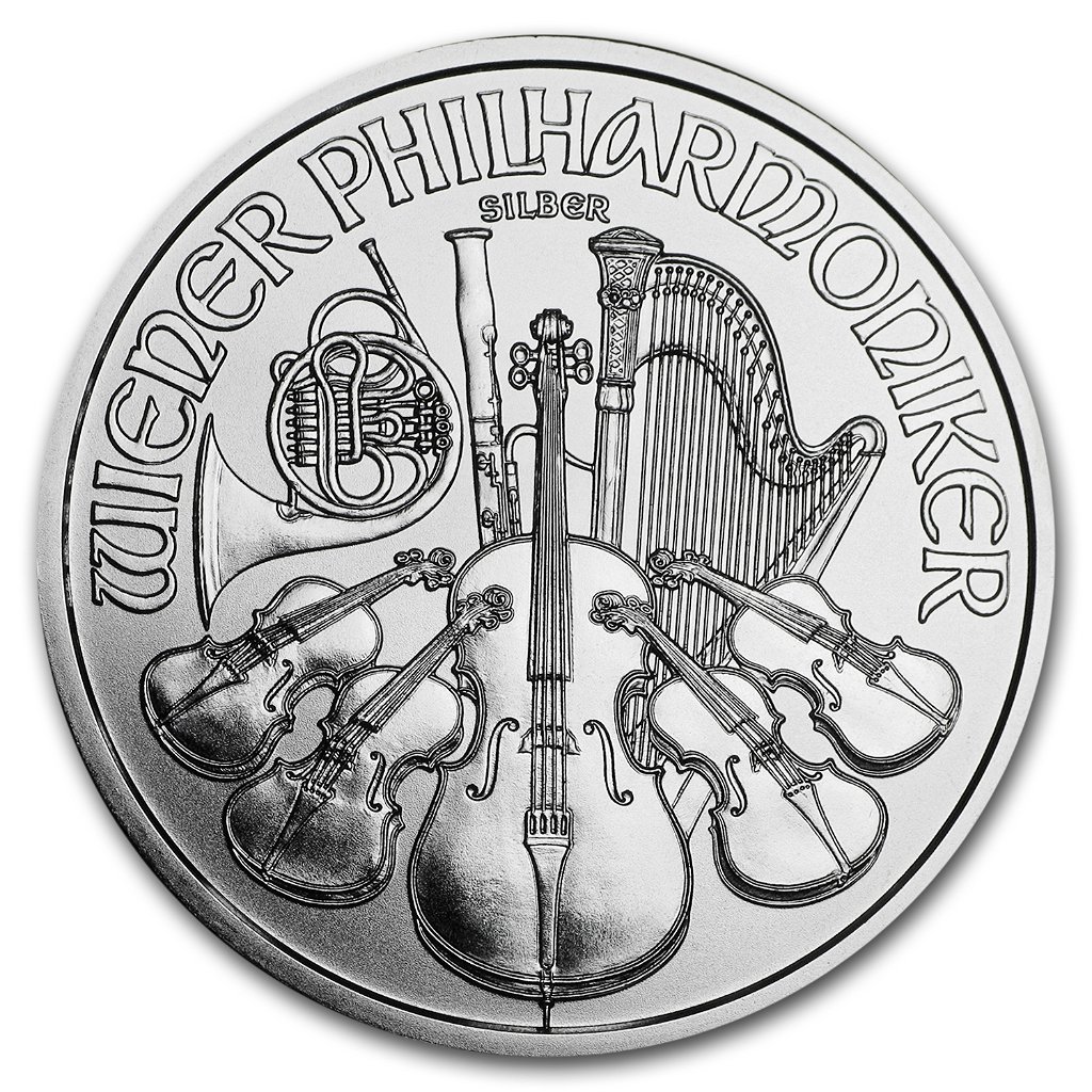1 Unze Silbermünze Wiener Philharmoniker 2017