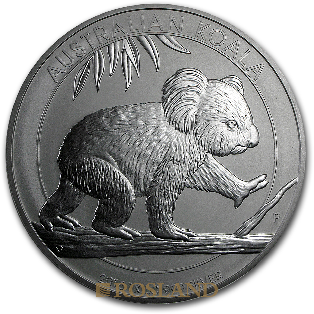1 Kilogramm Silbermünze Koala 2016
