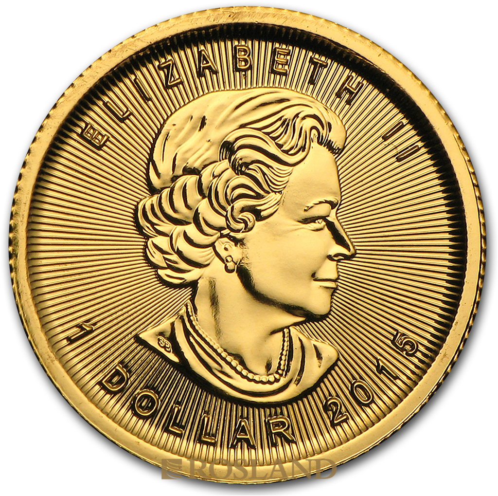 1/20 Unze Goldmünze Kanada Maple Leaf 2015