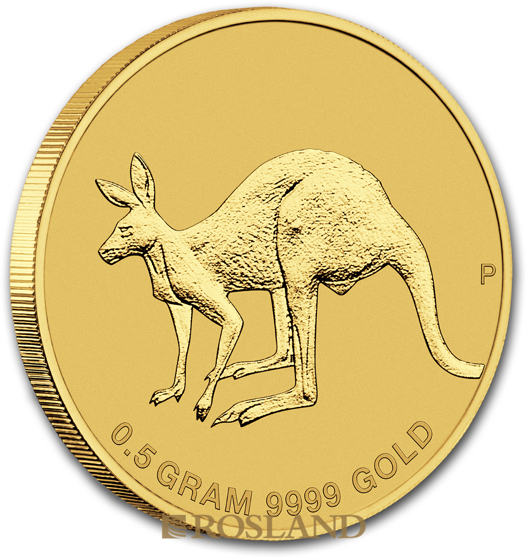1/2 Gramm Goldmünze Australien Känguru 2019 (Blister, Zertifikat)