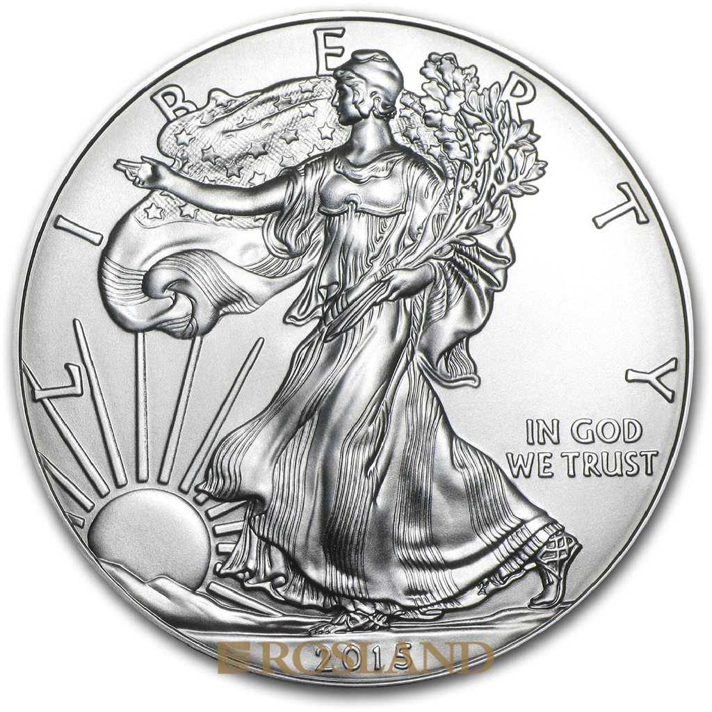 1 Unze Silbermünze American Eagle 2015