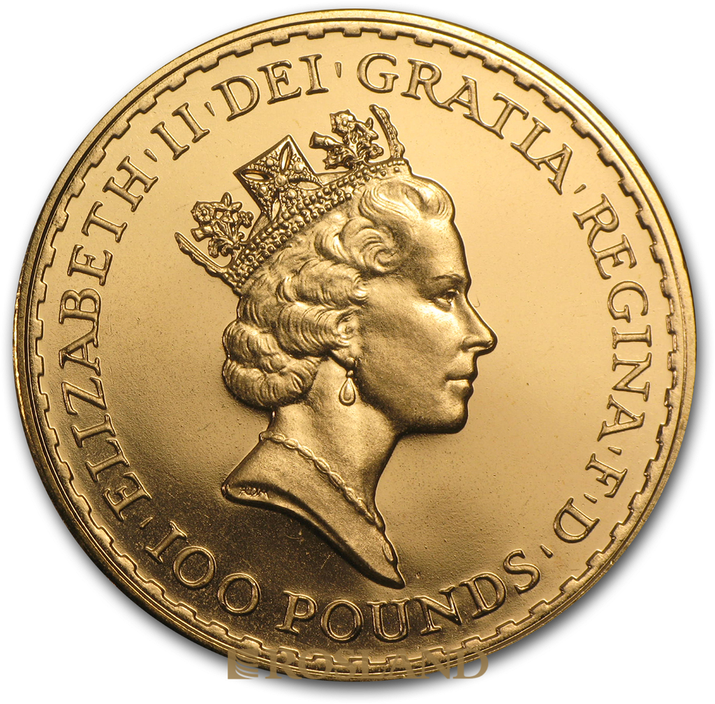 1 Unze Goldmünze Britannia 1988