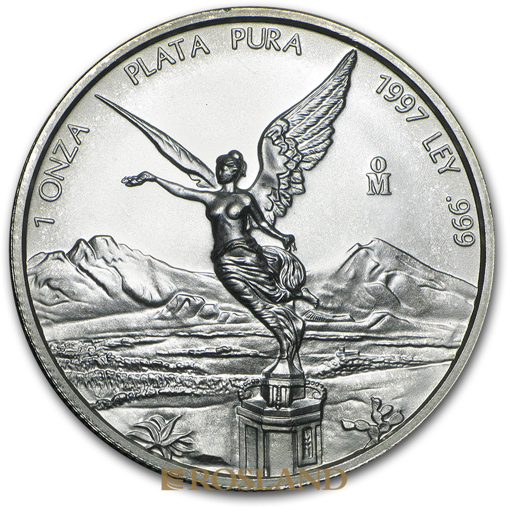 1 Unze Silbermünze Mexican Libertad 1997