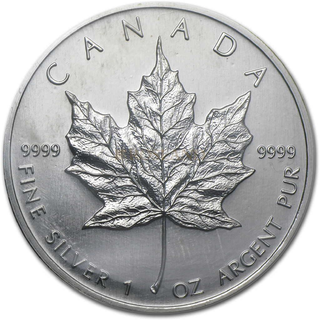 1 Unze Silbermünze Kanada Maple Leaf 2003