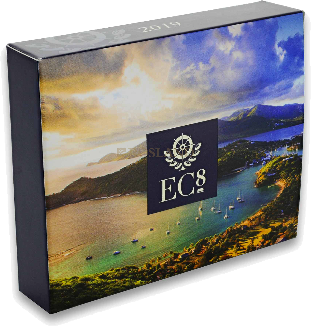1 Unze Goldmünze EC8 Grenada Diving Paradise 2019 PP (Koloriert, Box, Zertifikat)