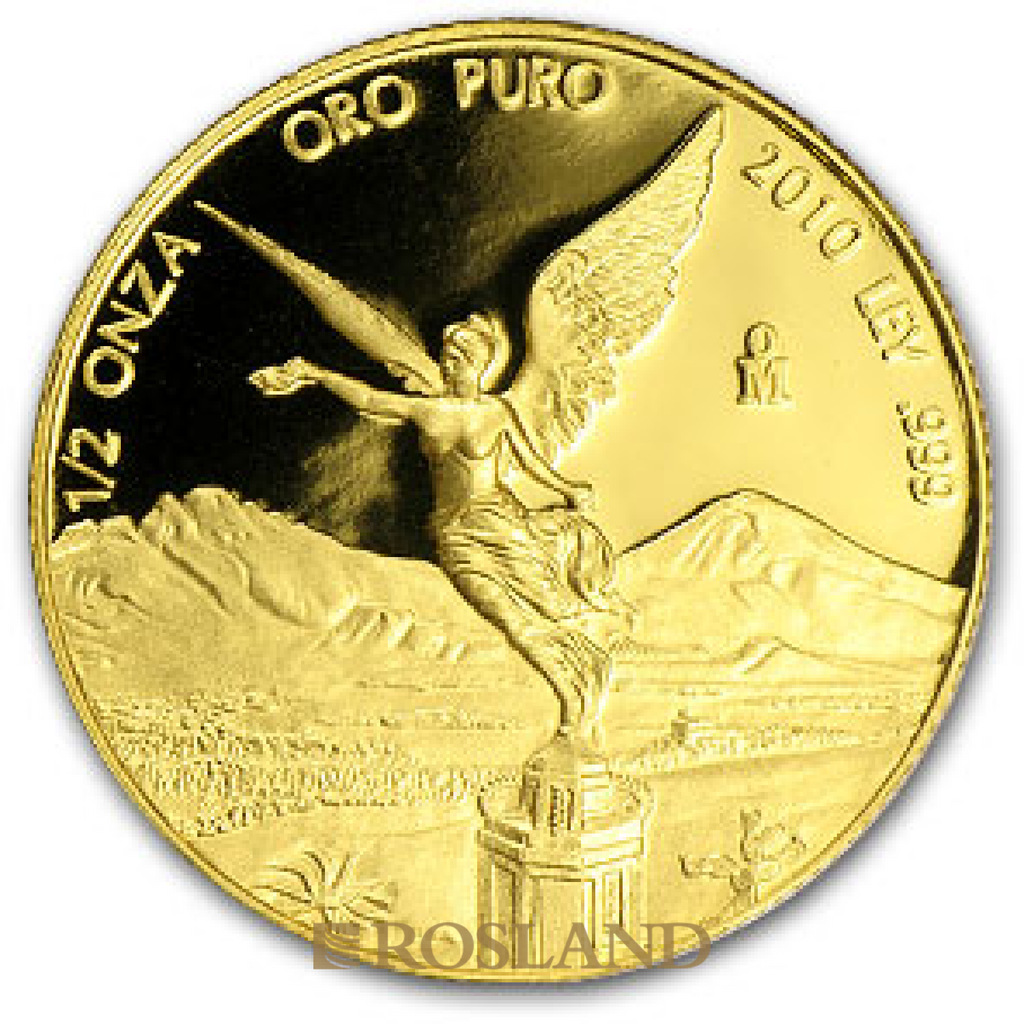 1,9 Unzen 5 Goldmünzen Set Mexican Libertad 2010 PP (Box, Zertifikat)